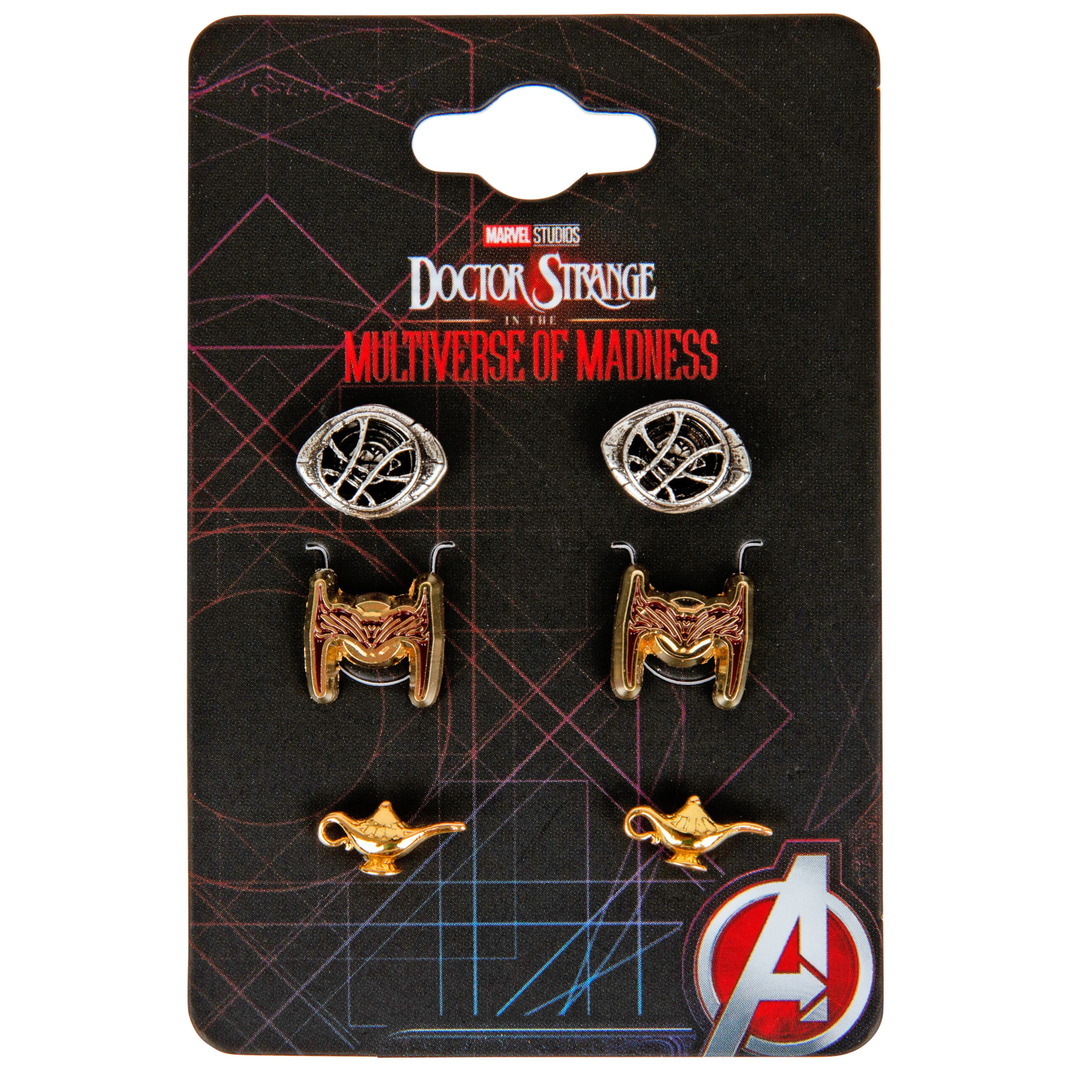Doctor Strange in The Multiverse of Madness Earrings 3-Pairs Set